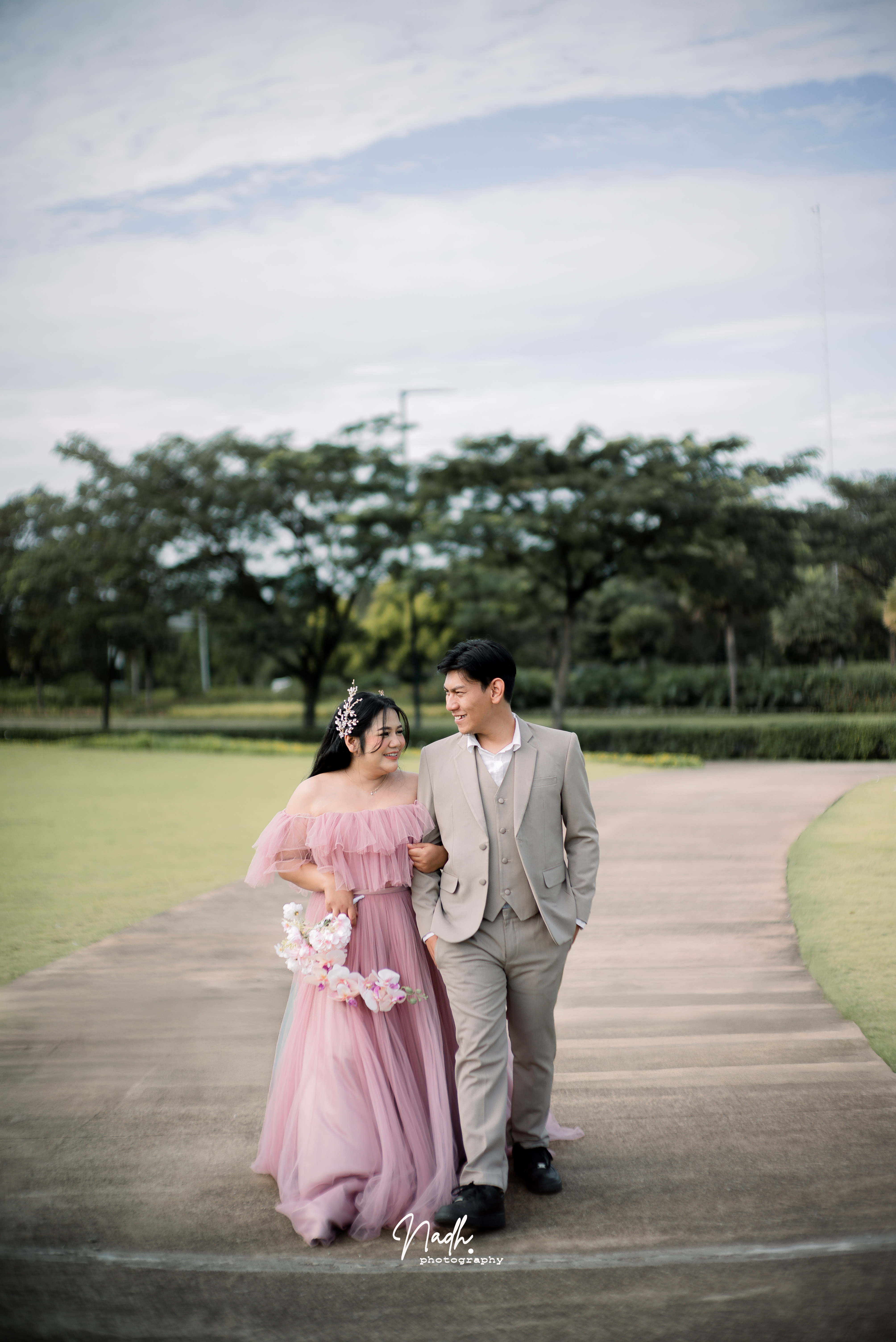 Latar belakang foto pengantin