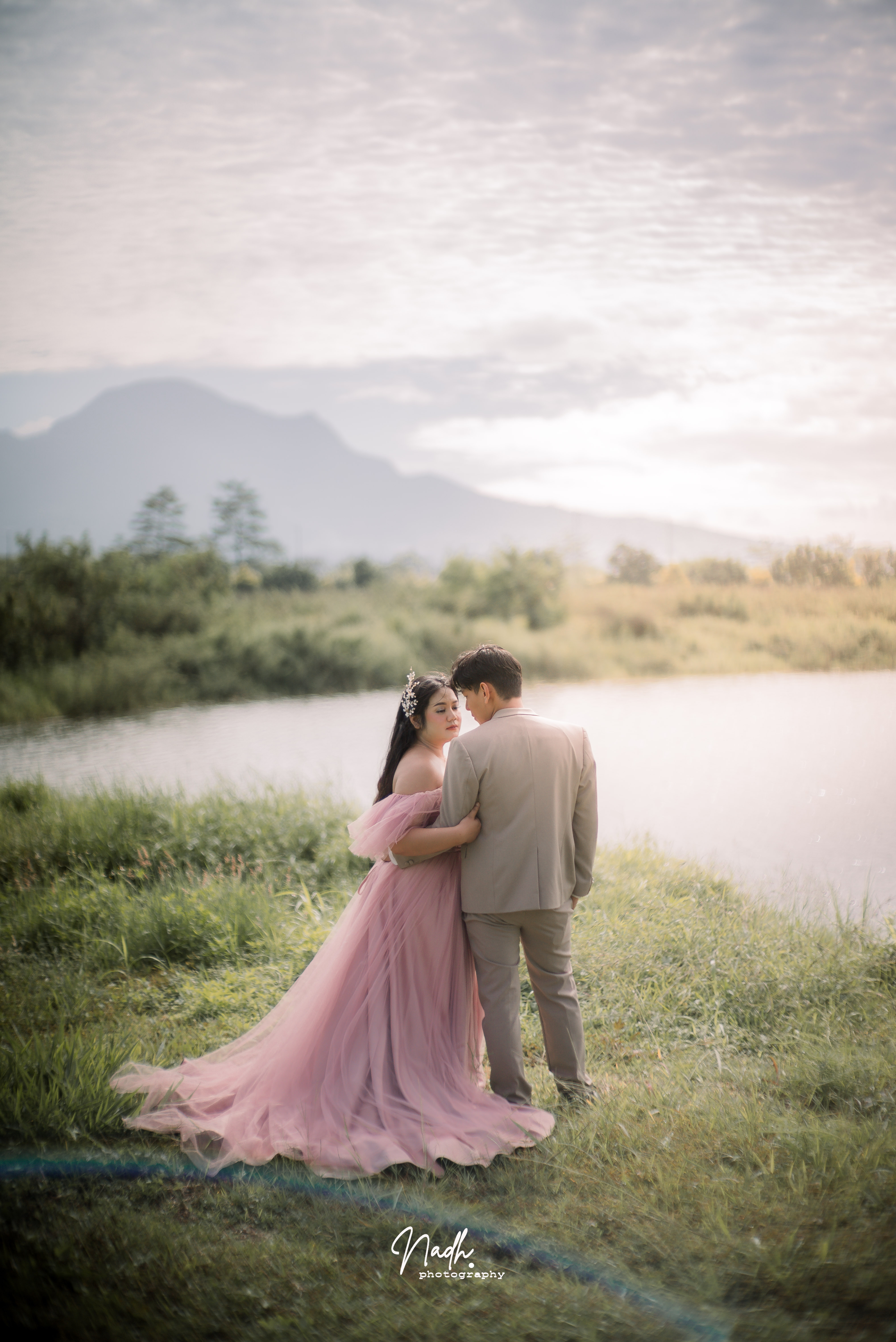 Latar belakang foto pengantin